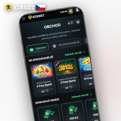 Promo Kinbet Casino: free bet za první sázku s fotbalovým míčem na trávníku