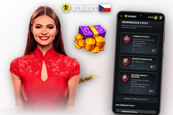 Aktivujte free spiny Kinbet Casino kódem CZBONUS300 na oblíbených slotových automatech